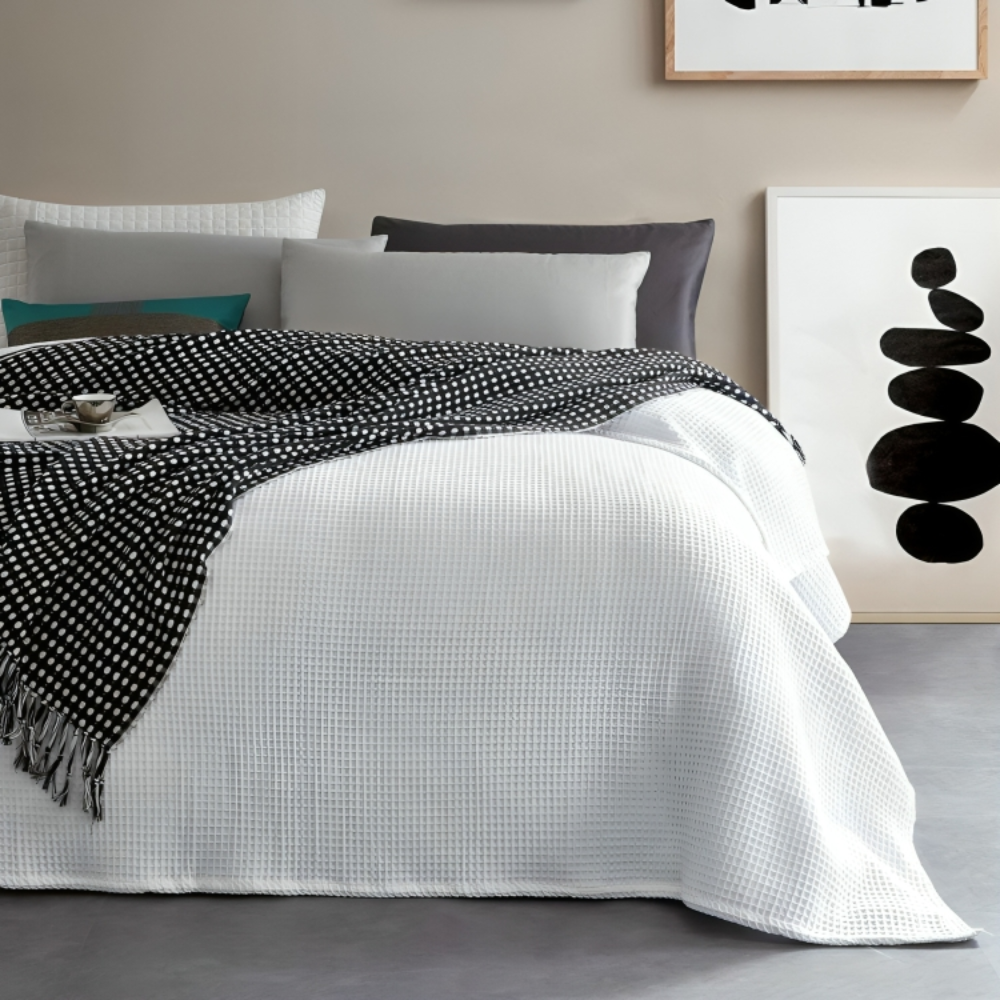 Pure Bamboo Waffle Blanket