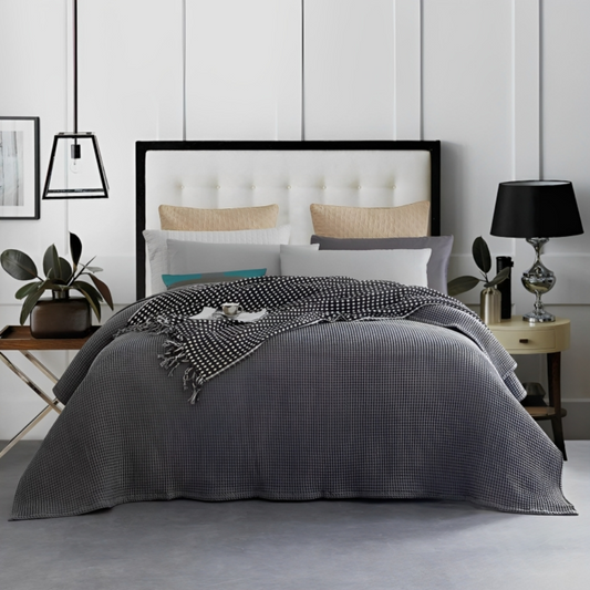 Pure Bamboo Waffle Blanket